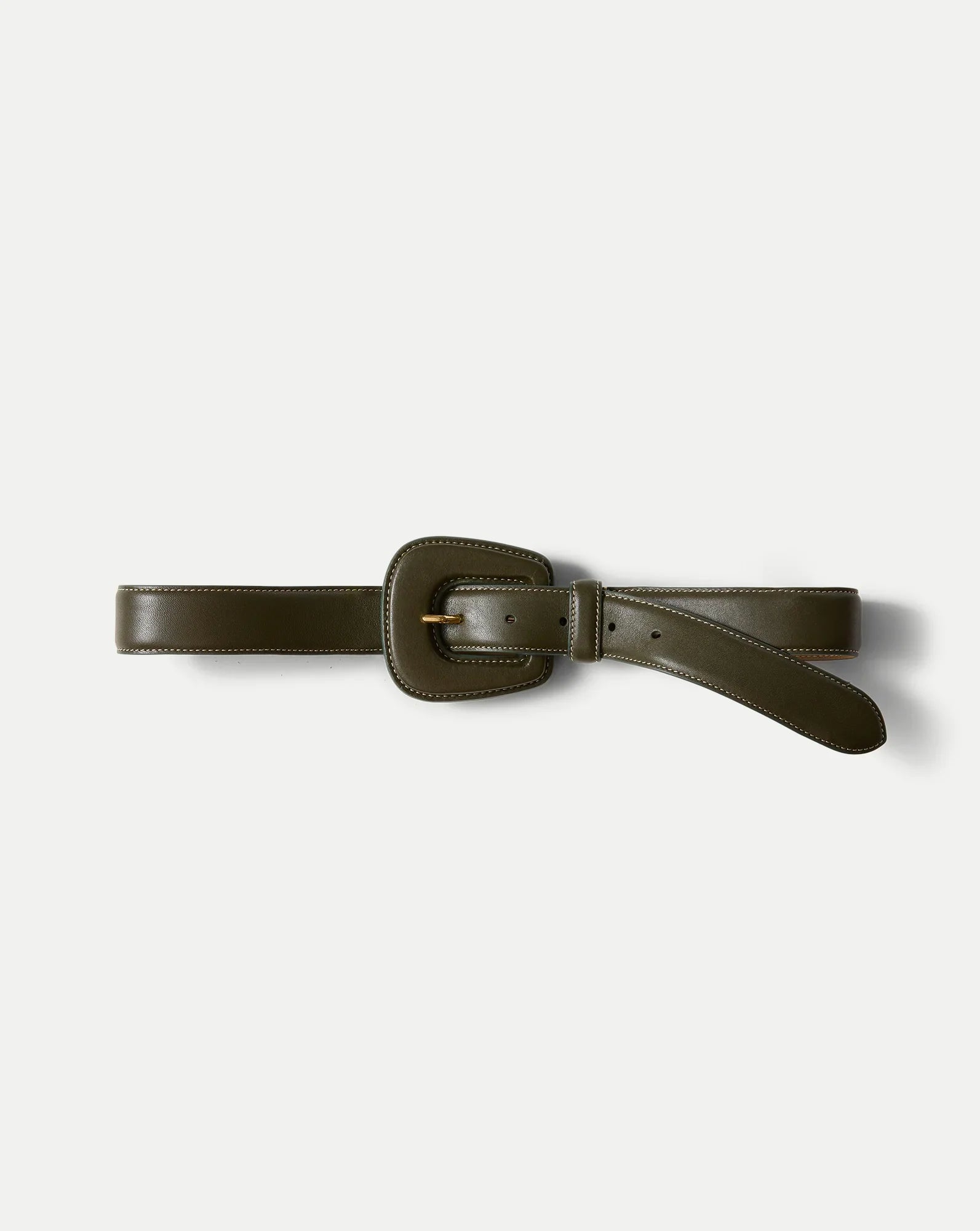 Elsy Leather-Buckle Belt