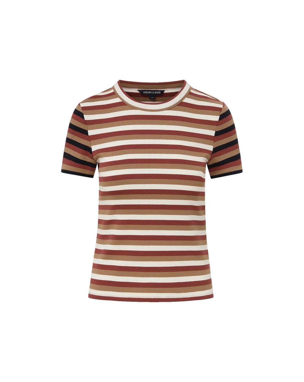 Pruitt Striped Ribbed T-Shirt