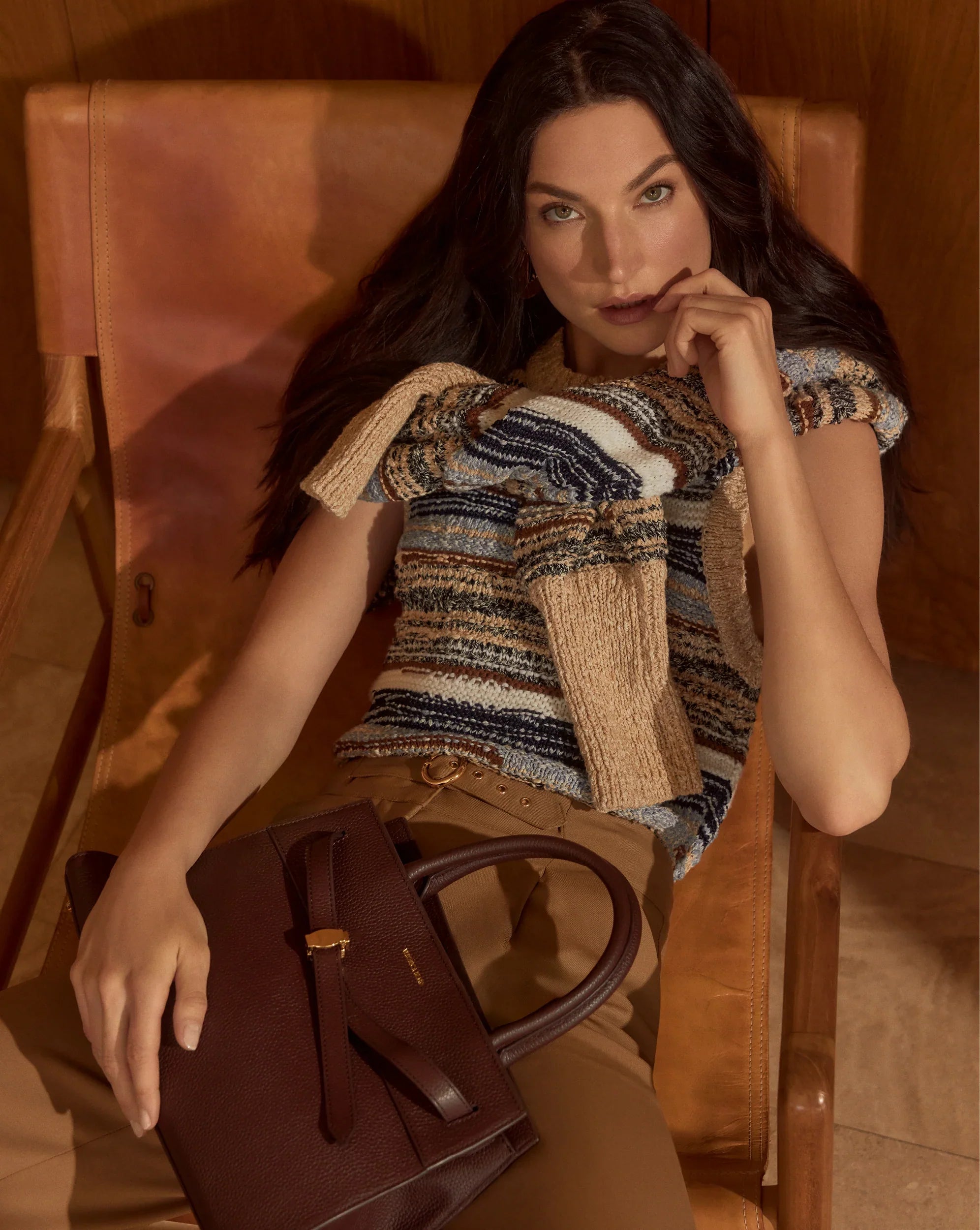 Jerrel Wool-Blend Cropped Tank Top
