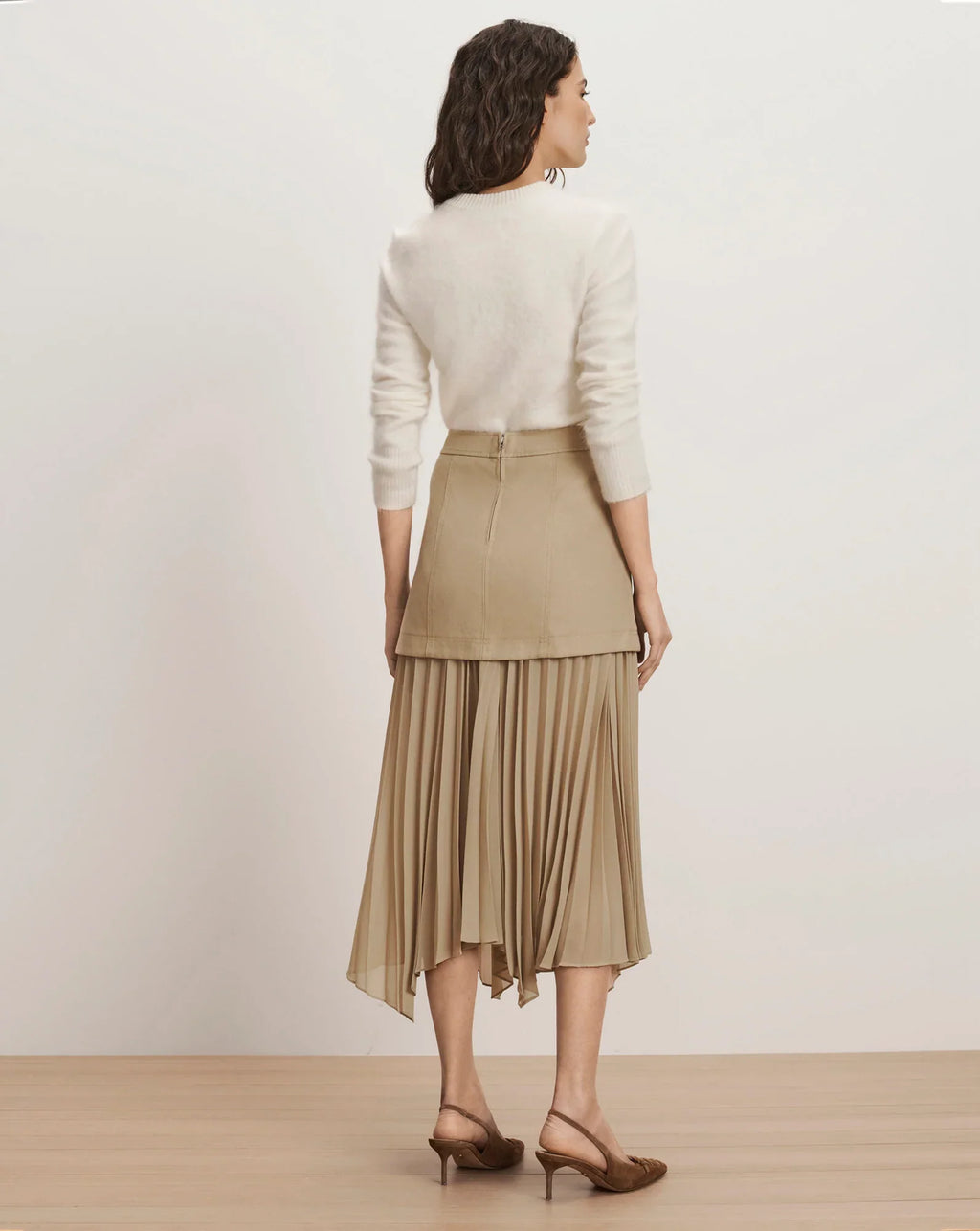 Patricka Layered Midi Skirt