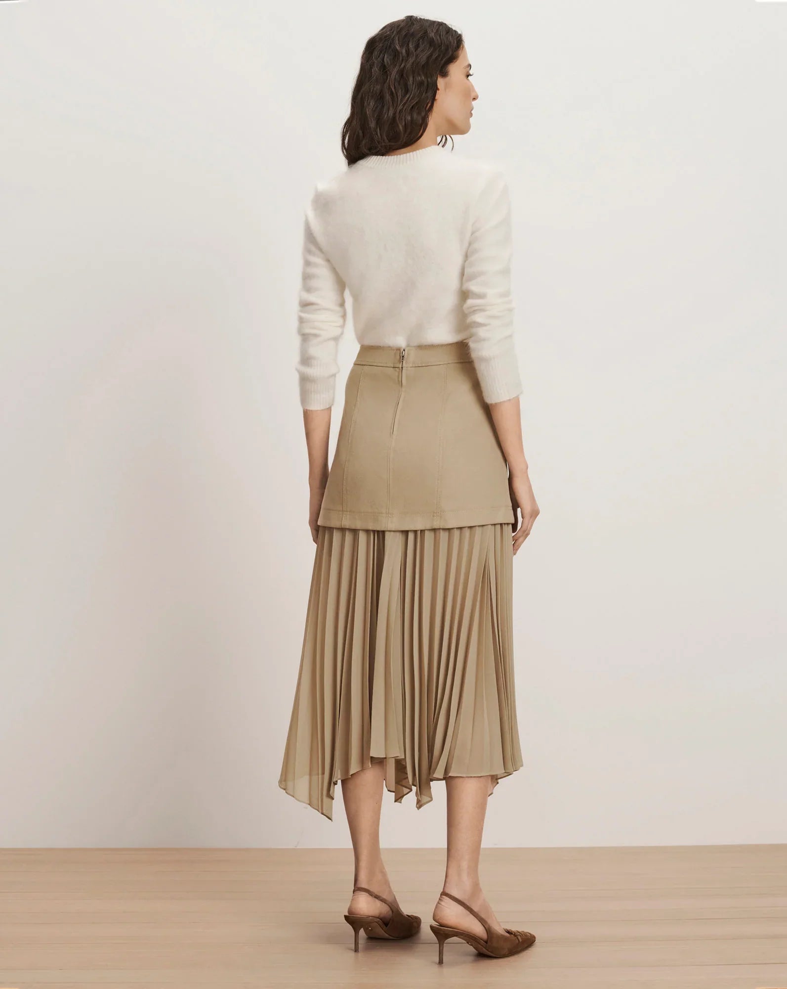 Patricka Layered Midi Skirt
