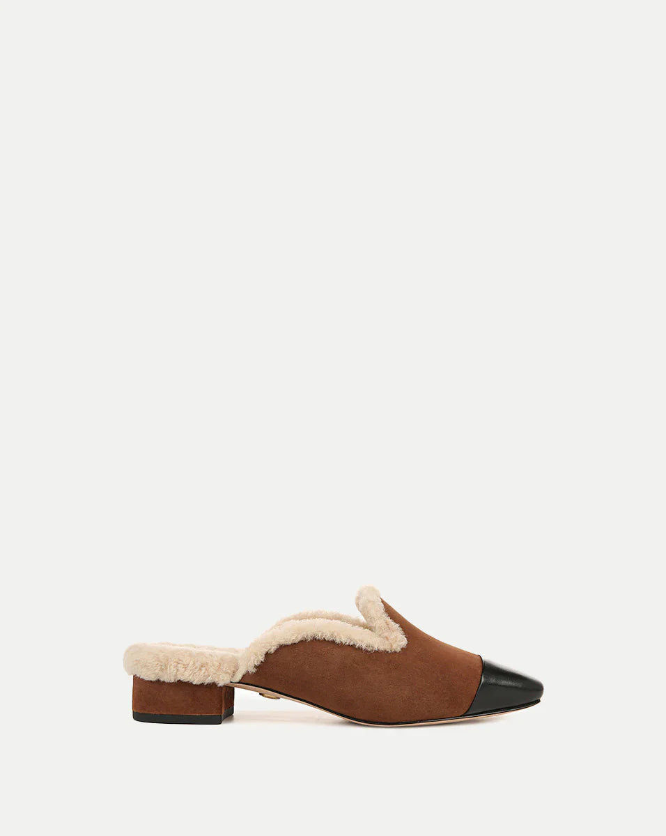 Cecile Shearling Mule