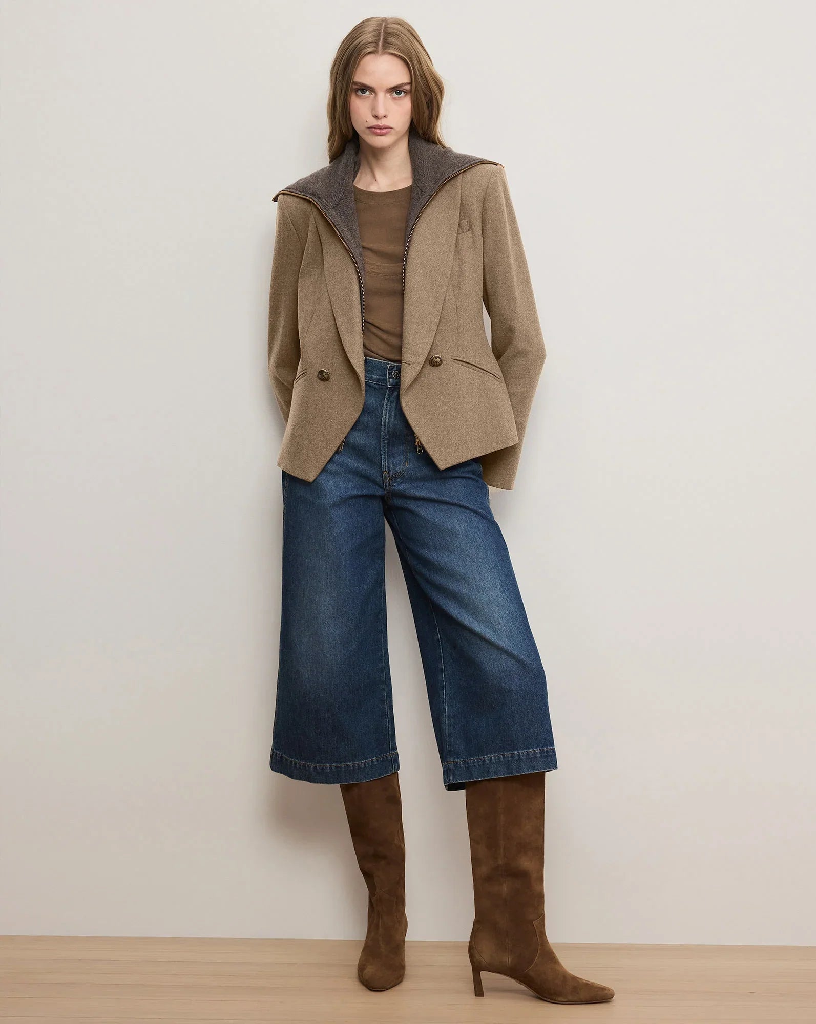 Rickie Cropped Dickey Jacket