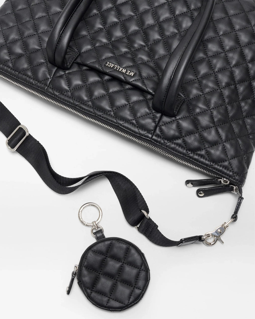 Black Quilted Leather Medium Sutton Deluxe