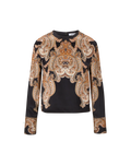 Karisse Paisley Silk Blouse