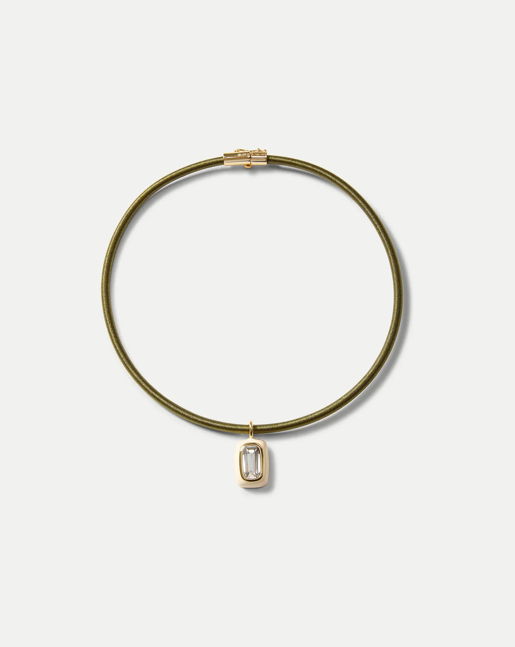 Army Cord Pendant Necklace