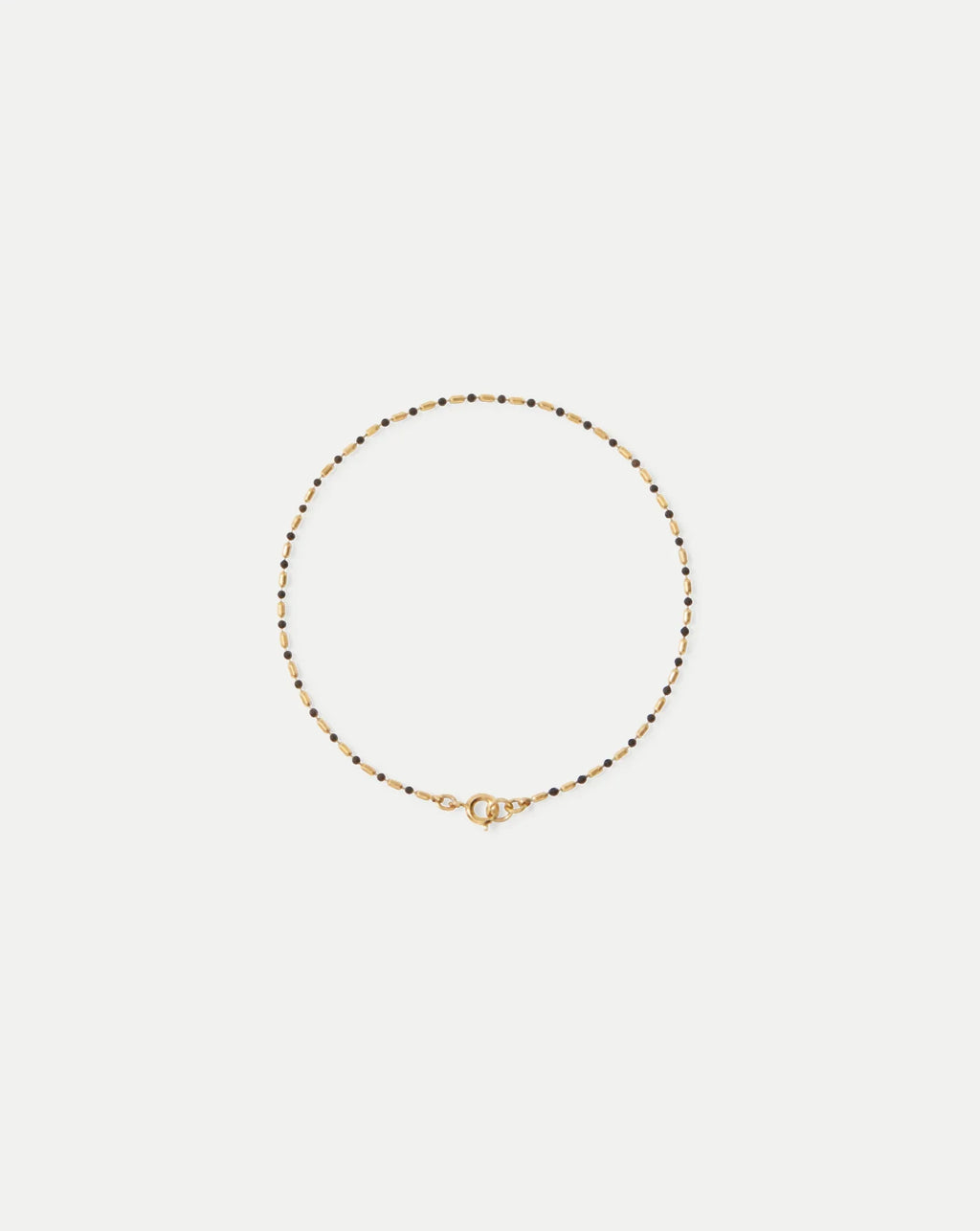 Enamel Bead Chain Anklet