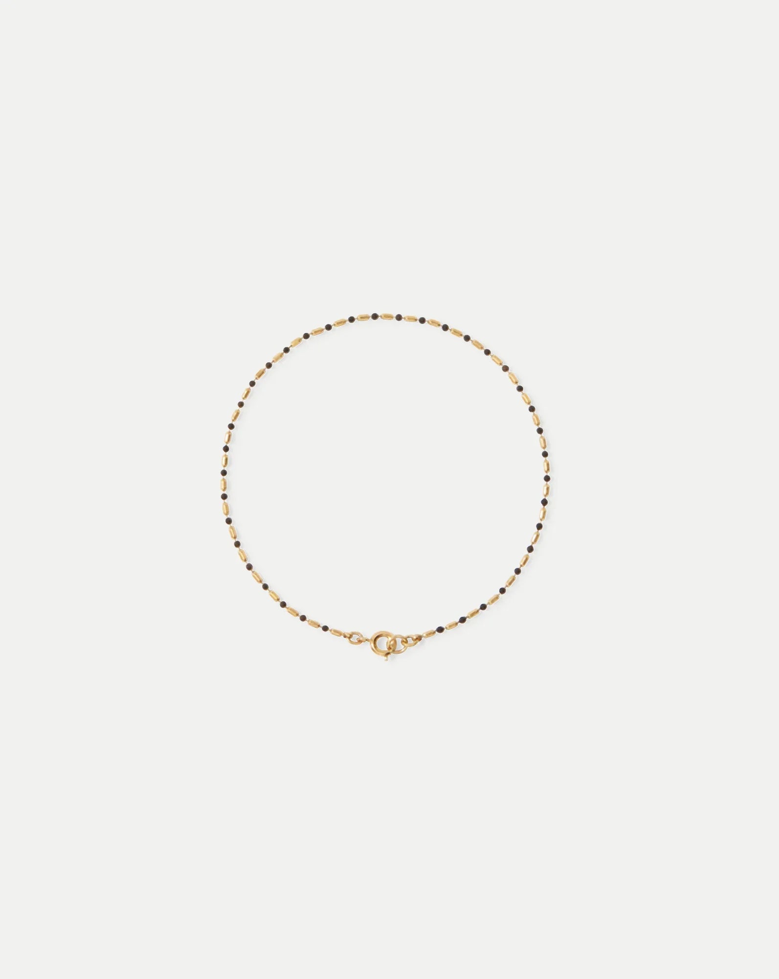 Enamel Bead Chain Anklet
