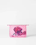 Peony/Magenta on Pink Metro Clutch