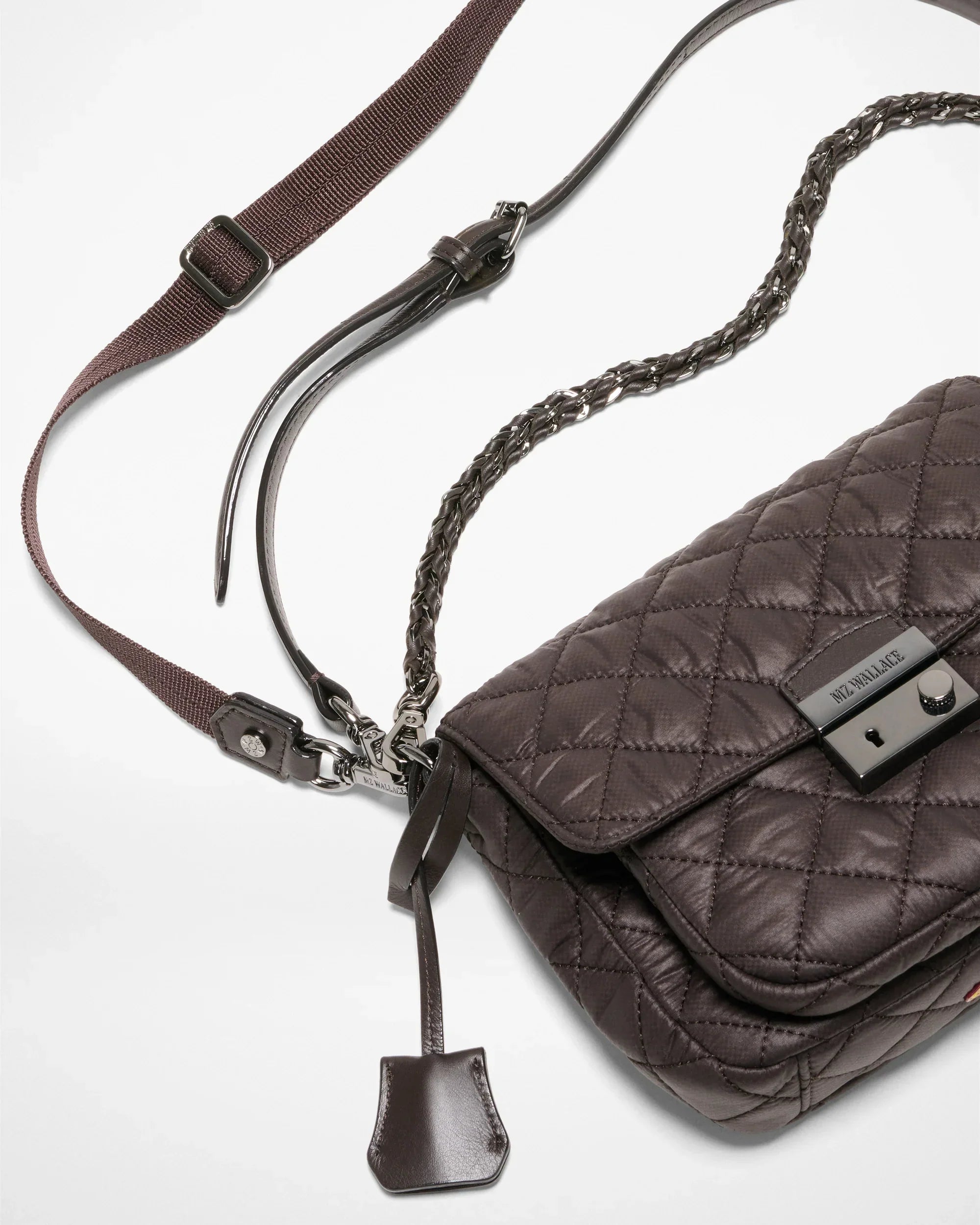 Espresso Small Crosby Lock Crossbody