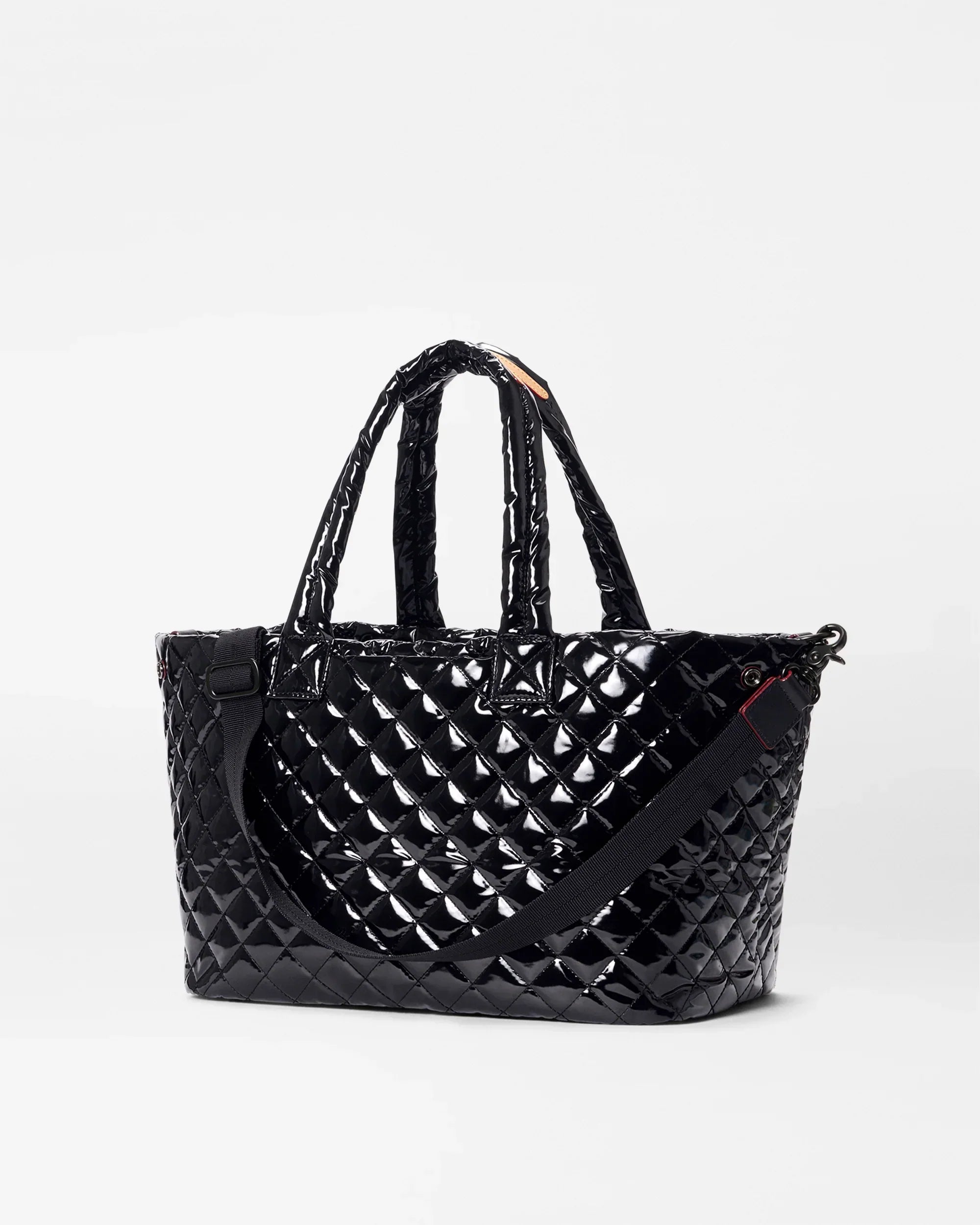 Black Lacquer Medium Metro City Tote