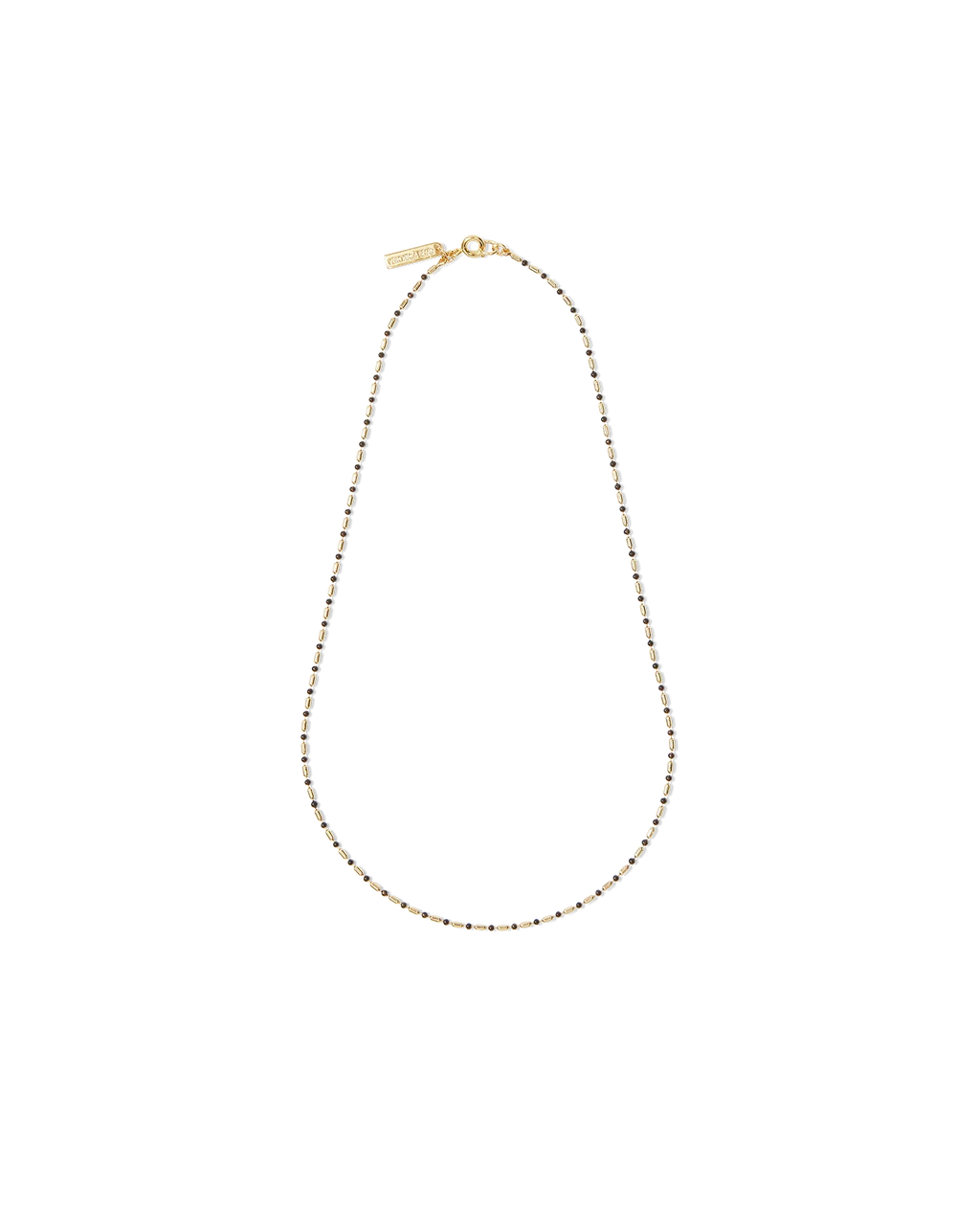 Enamel Bead Chain Necklace