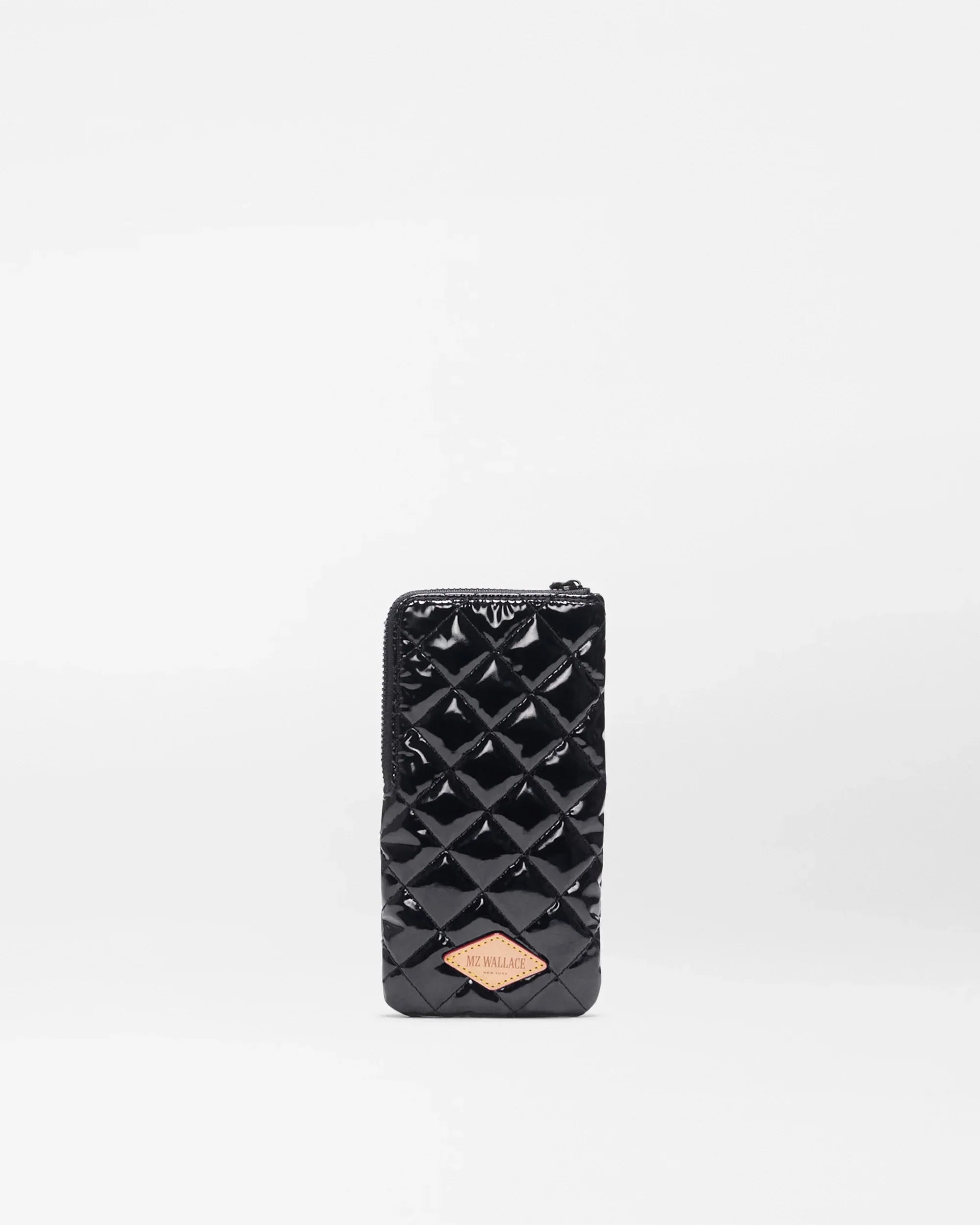 Black Lacquer Zip Sunglass Case