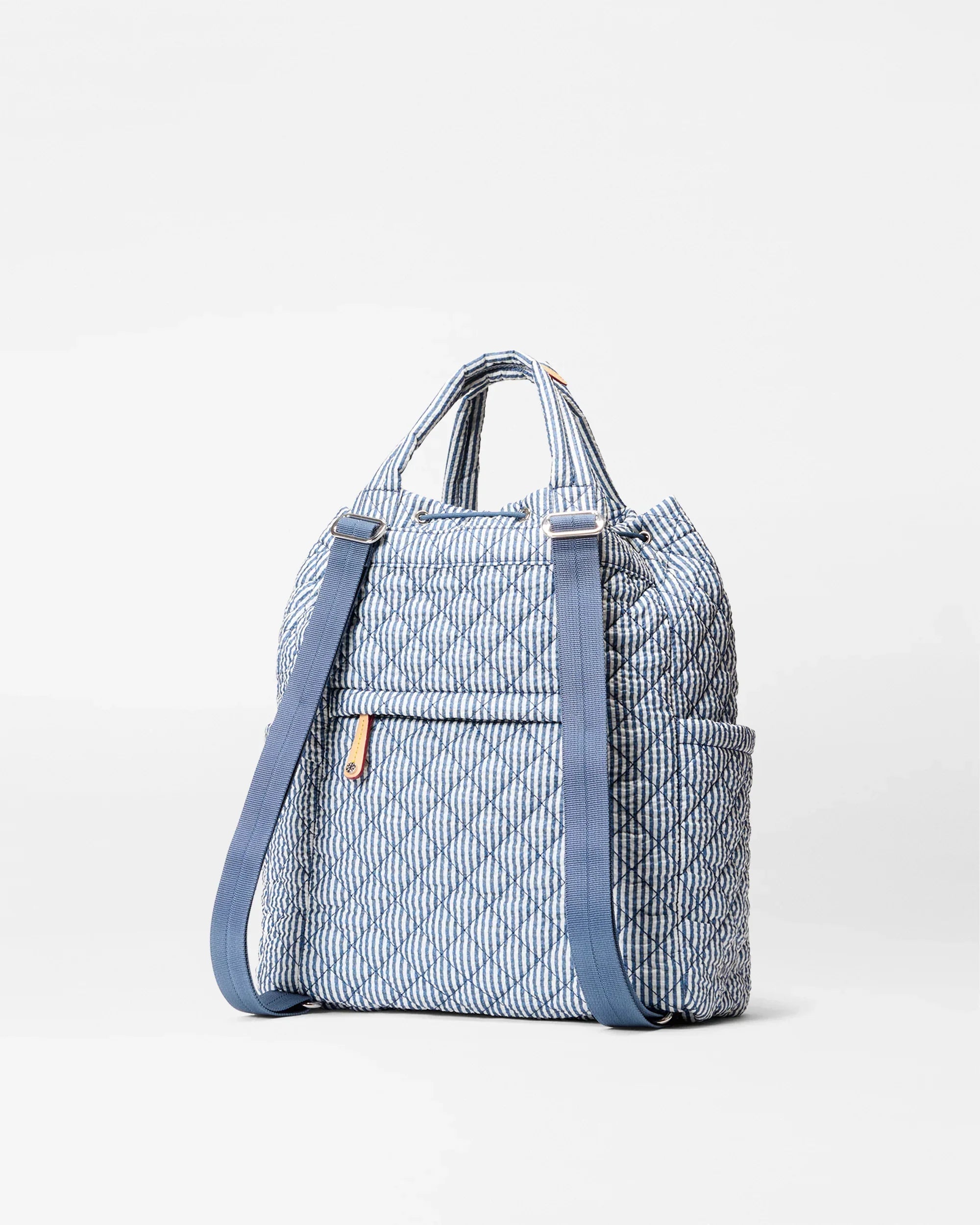 Seersucker Metro Convertible Backpack