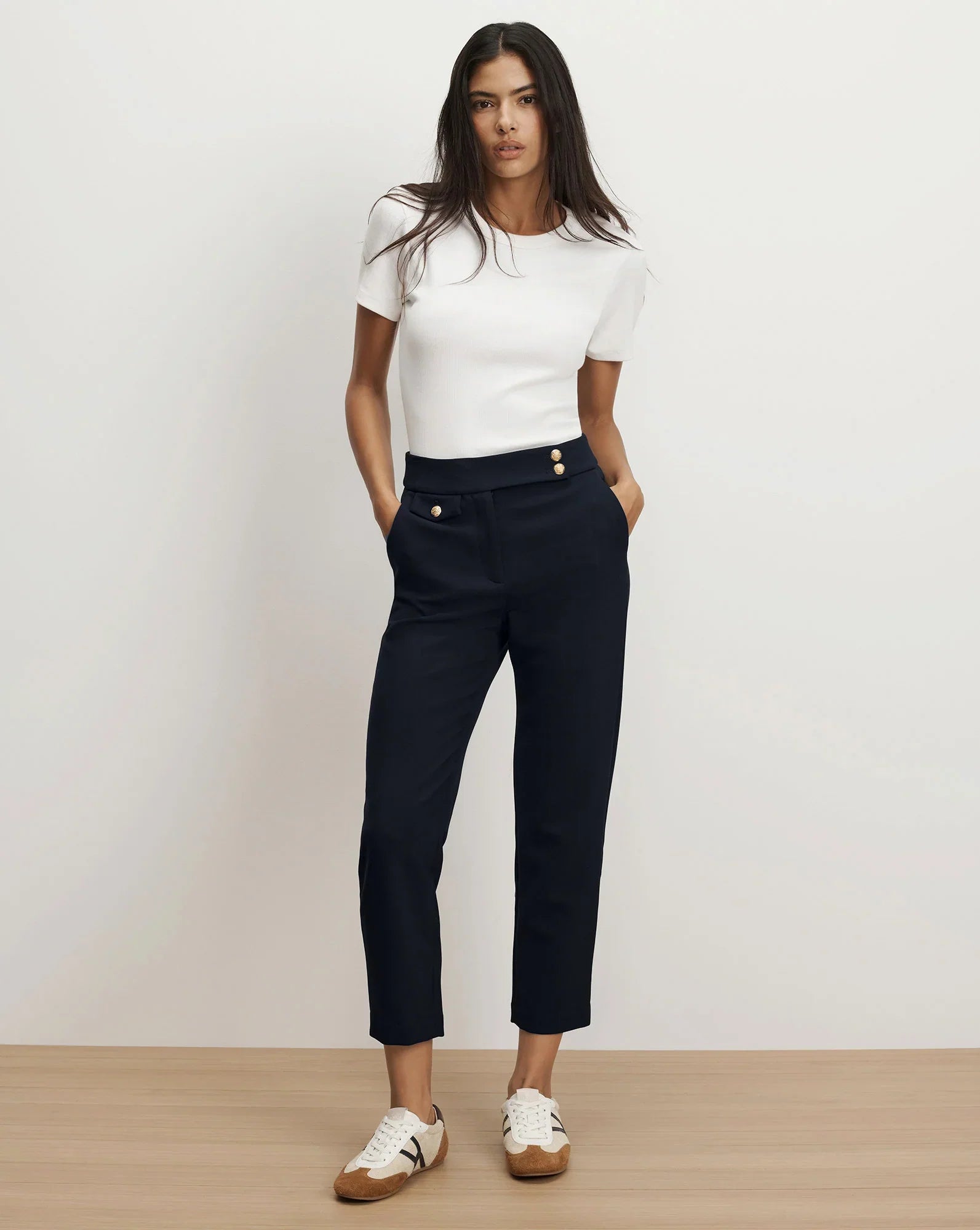 Renzo Crest Button Pant