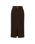 Pavana Corduroy Midi Skirt