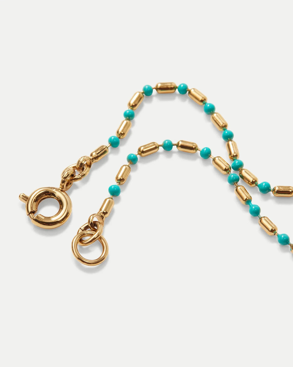 Enamel Bead Chain Anklet