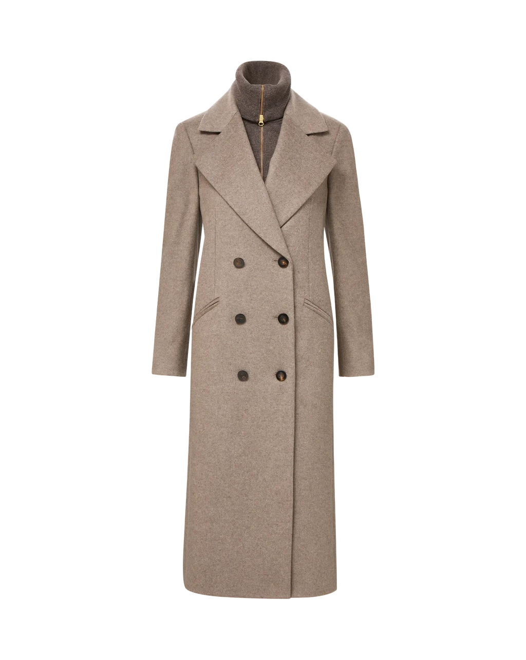 Seth Wool-Cashmere Dickey Coat