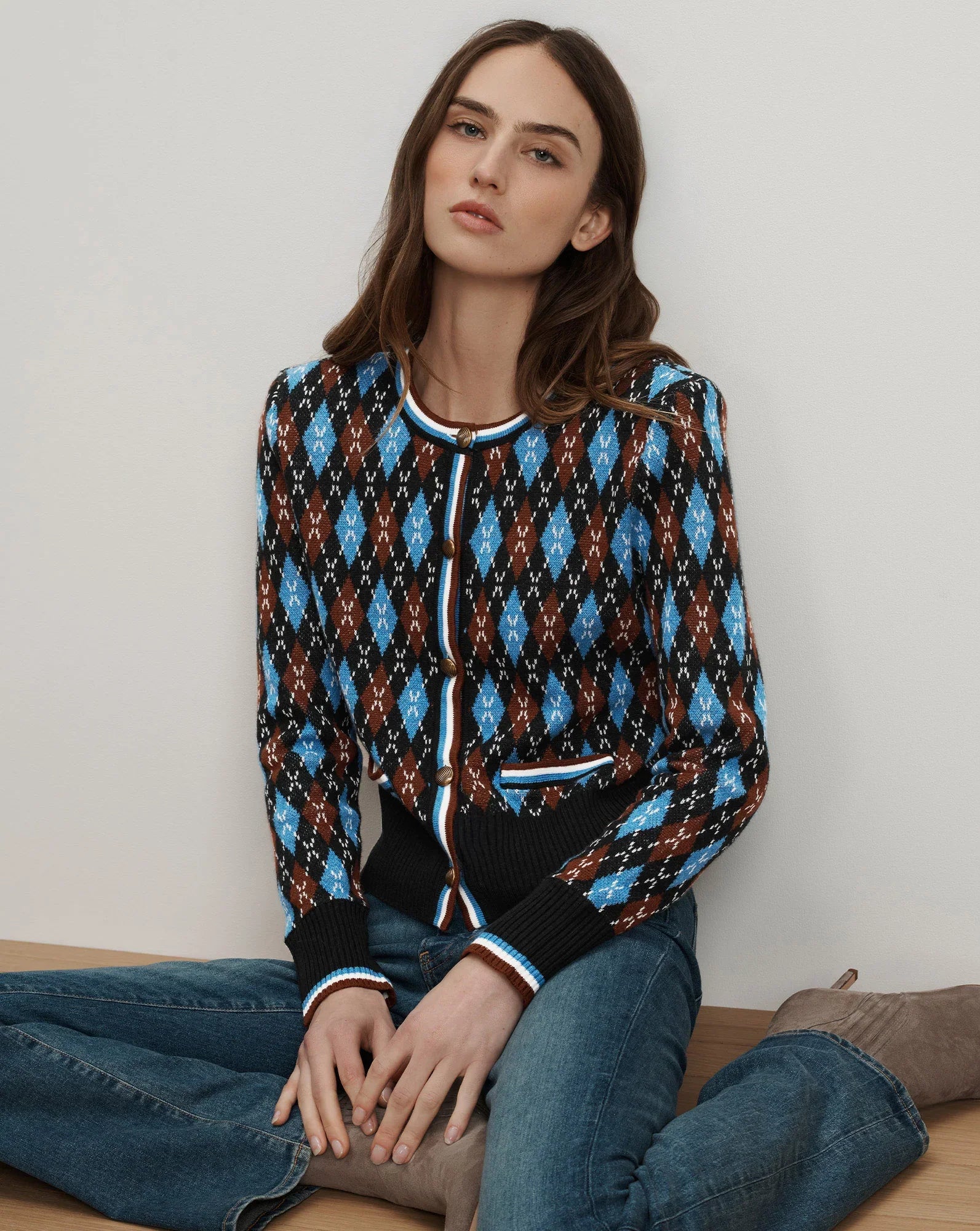 Sylvane Argyle Cardigan