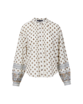 Lollie Paisley Button-Down Blouse