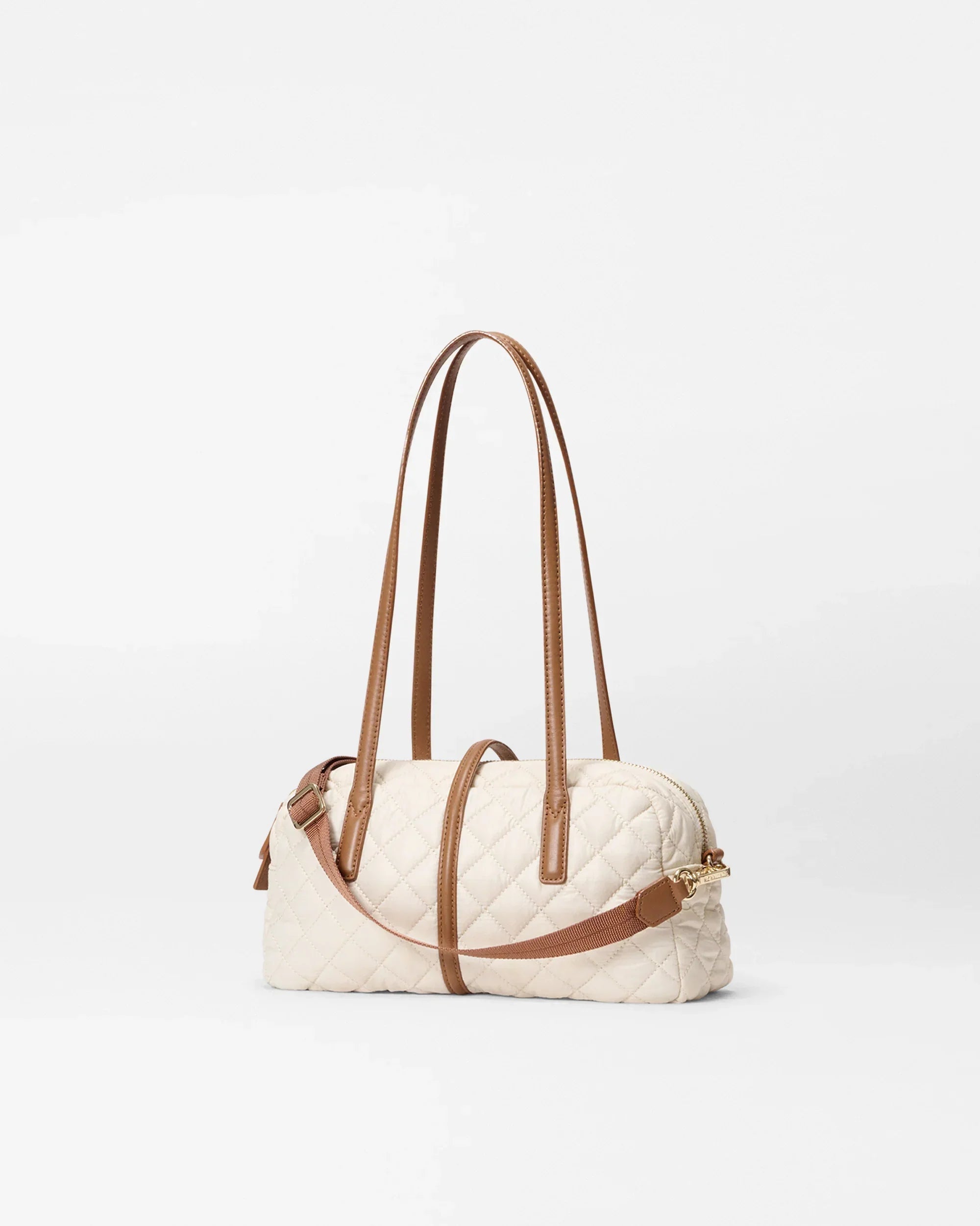 Sandshell with Brown Small Astor Satchel
