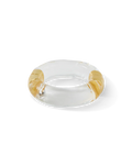 Large Molten Lucite Bangle Bracelet