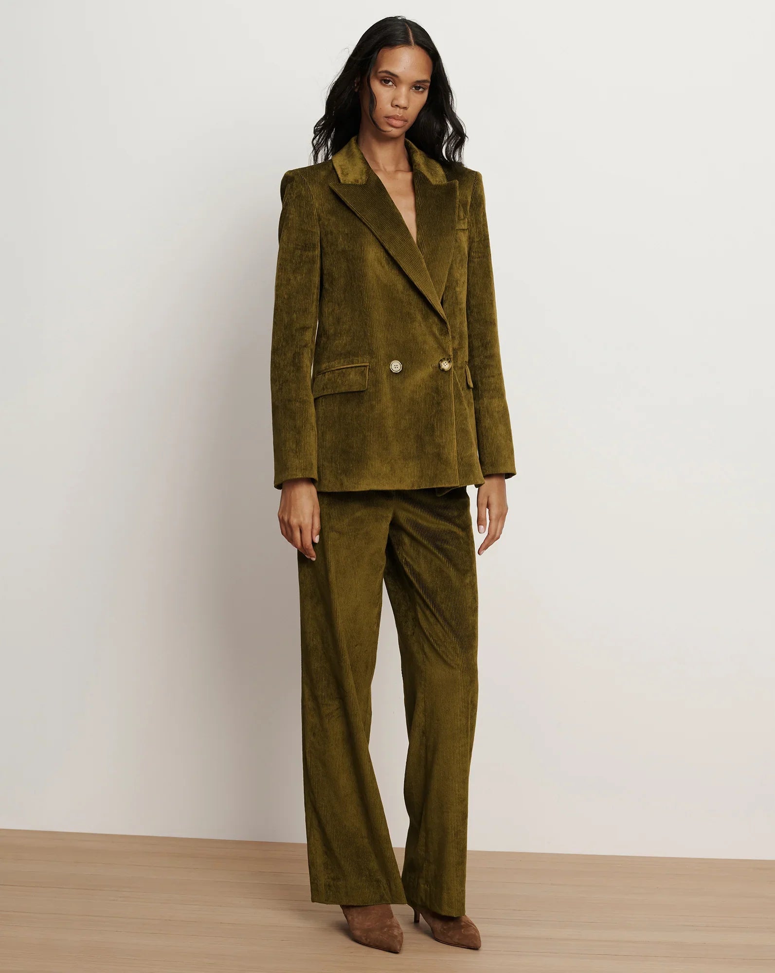 Grigore Corduroy Wide-Leg Pant