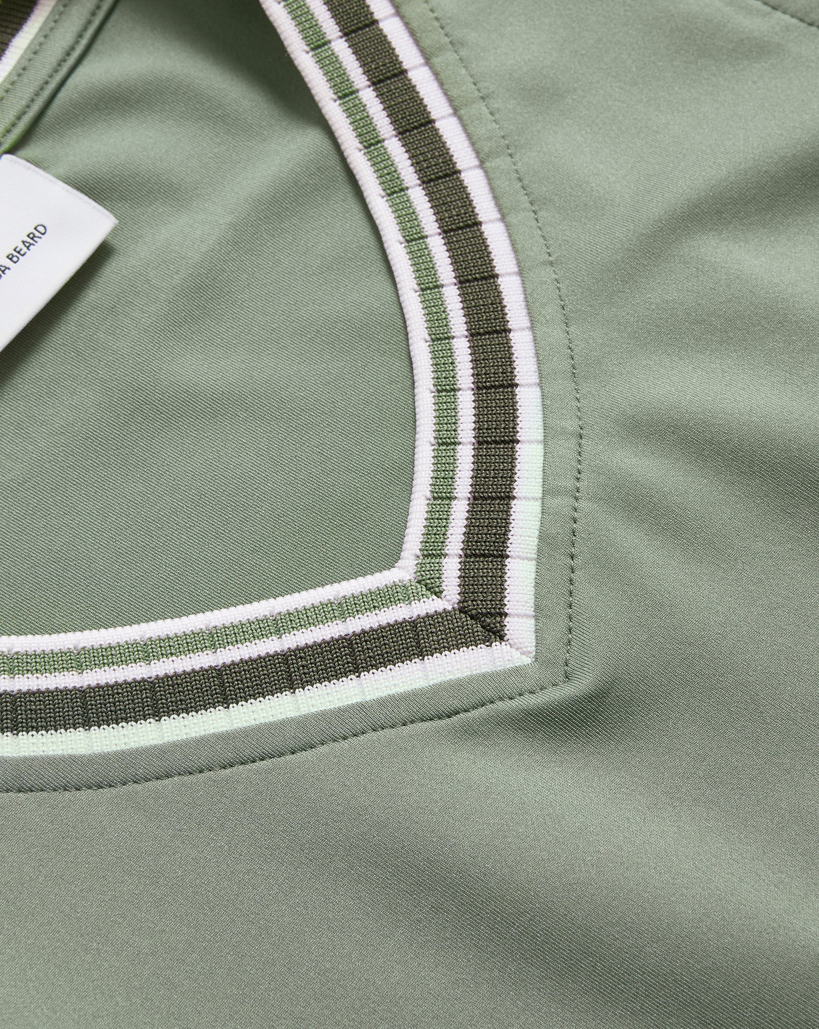 Spin Striped-Trim Tank Top