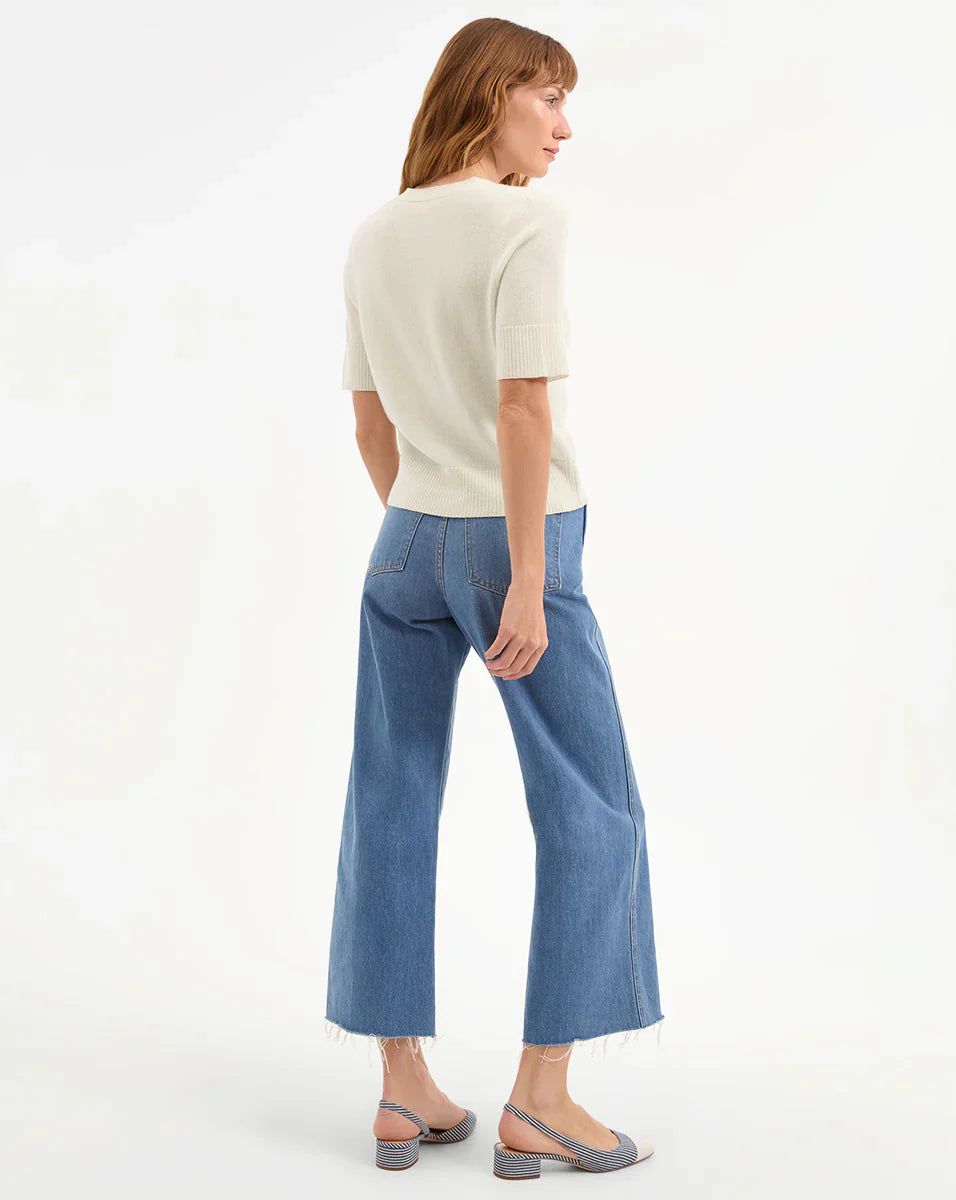 Solene Short Sleeve Cashmere Cardigan