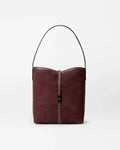Wine Nubuck Small Astor Hobo