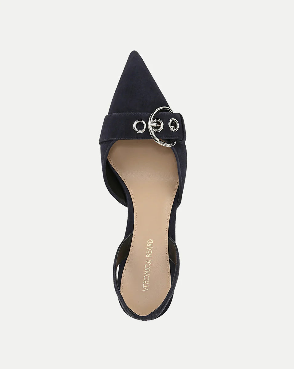 Roxy Suede Slingback Pump