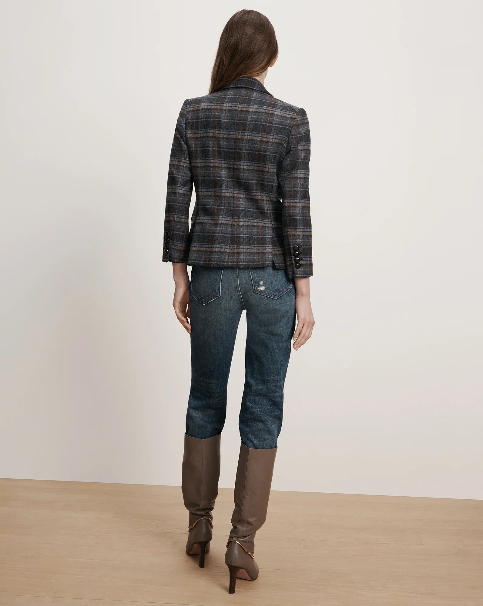 Schoolboy Plaid Dickey Jacket