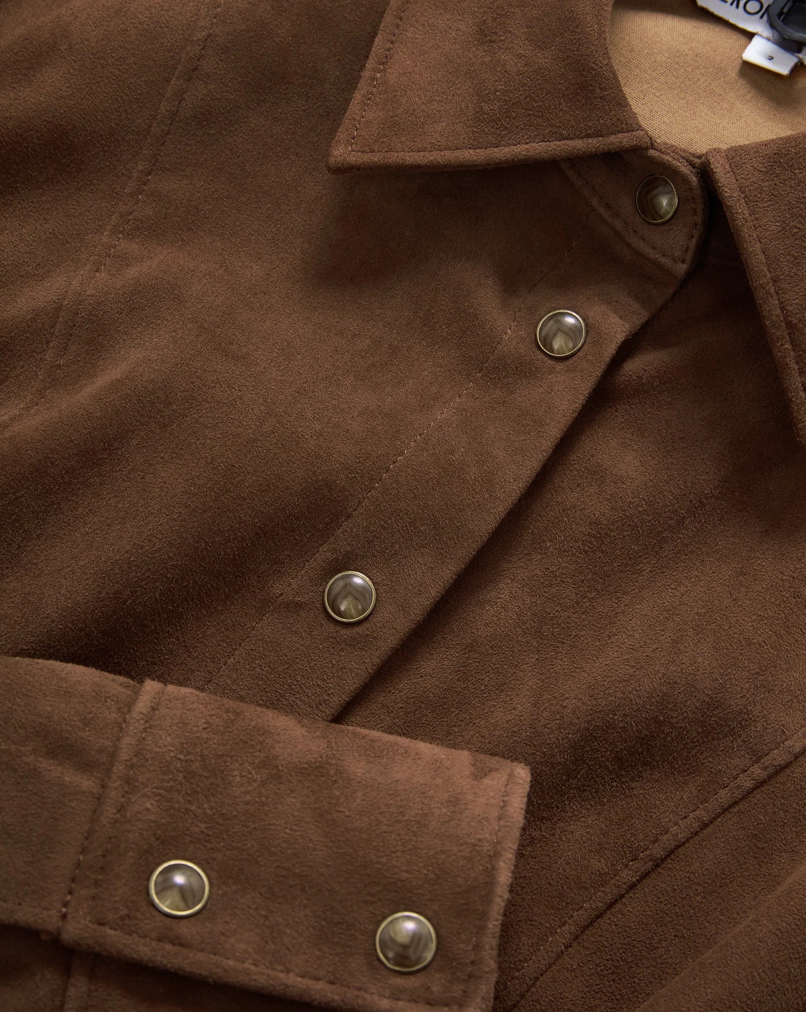 Wittaker Suede Button-Down Shirt