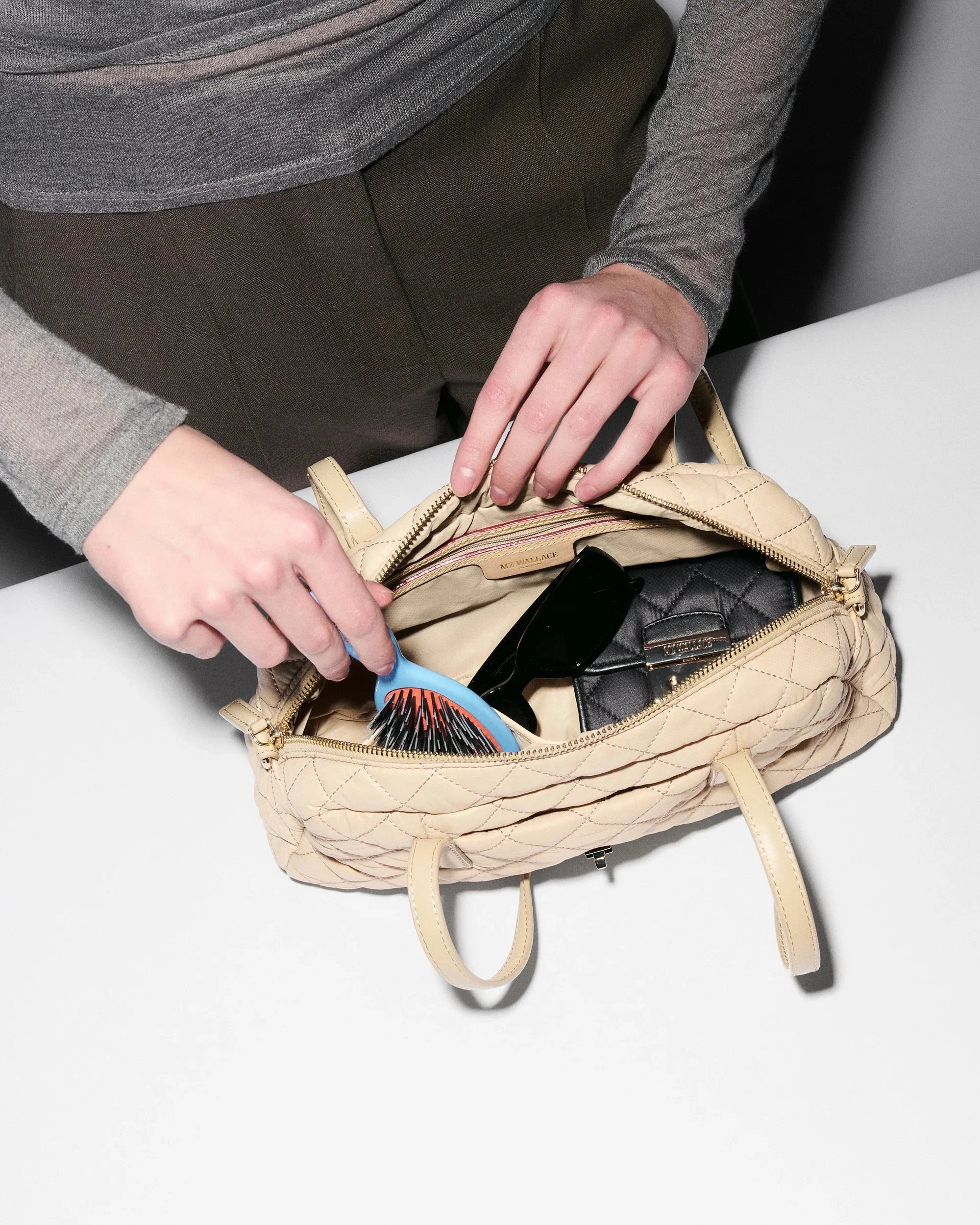 Buff Small Astor Satchel