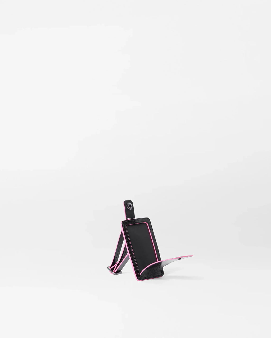 Black Leather Luggage Tag