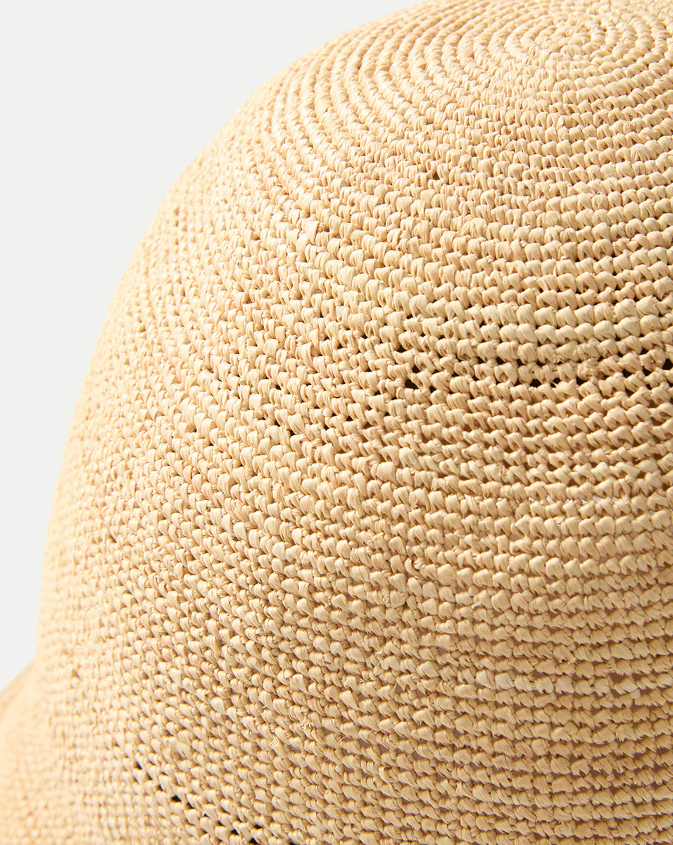 Teagan Raffia Straw Bucket Hat