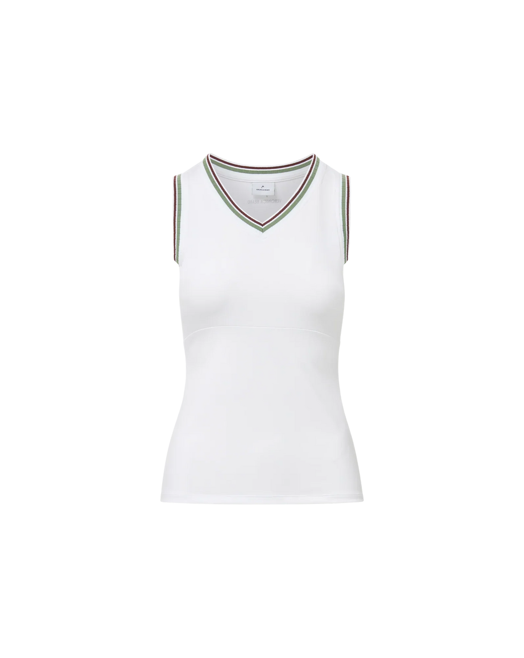 Spin Striped-Trim Tank Top