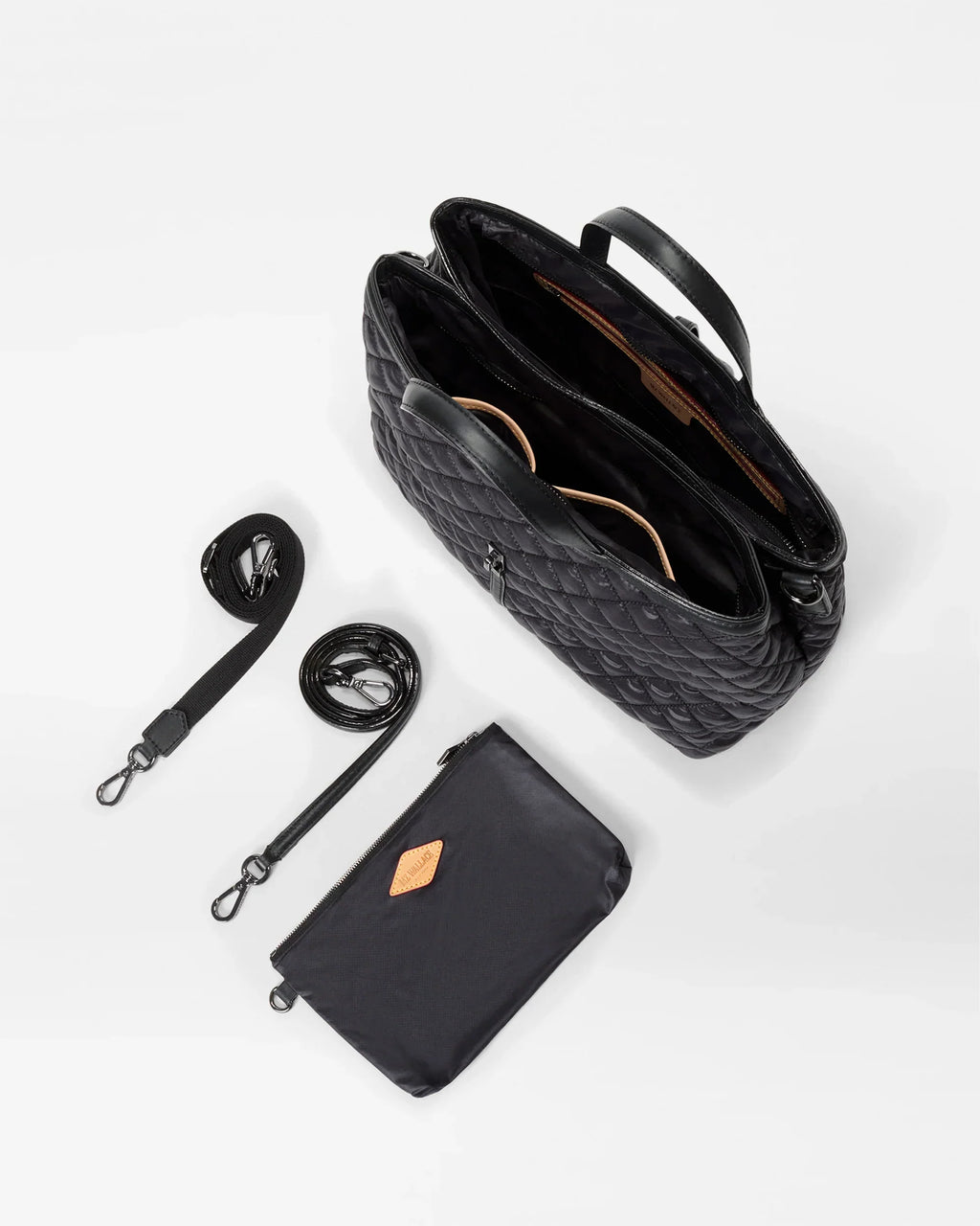 Black Medium Astor Top Handle