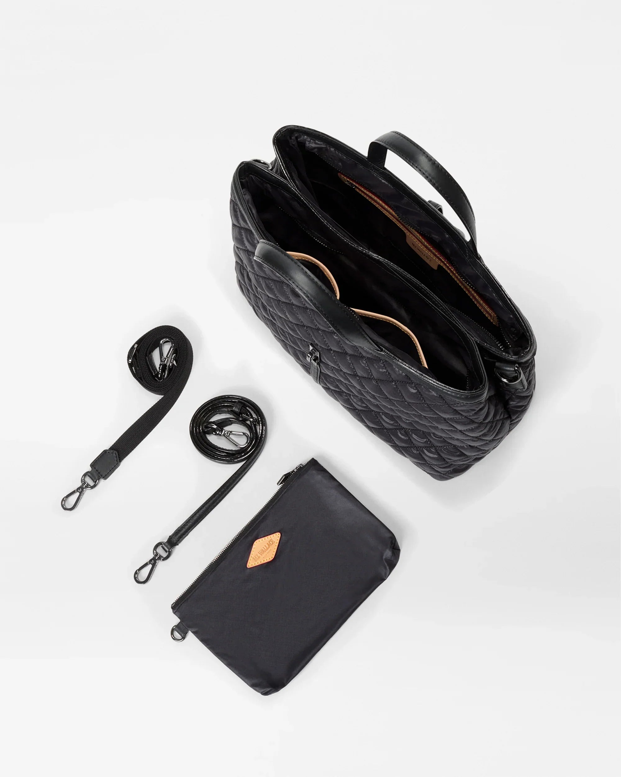 Black Medium Astor Top Handle