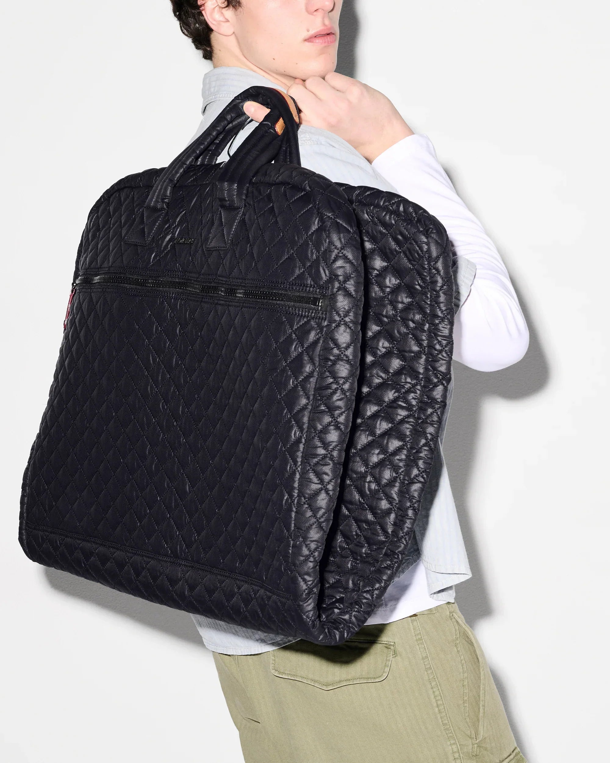 Black Michael Garment Bag