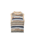 Jerrel Wool-Blend Cropped Tank Top