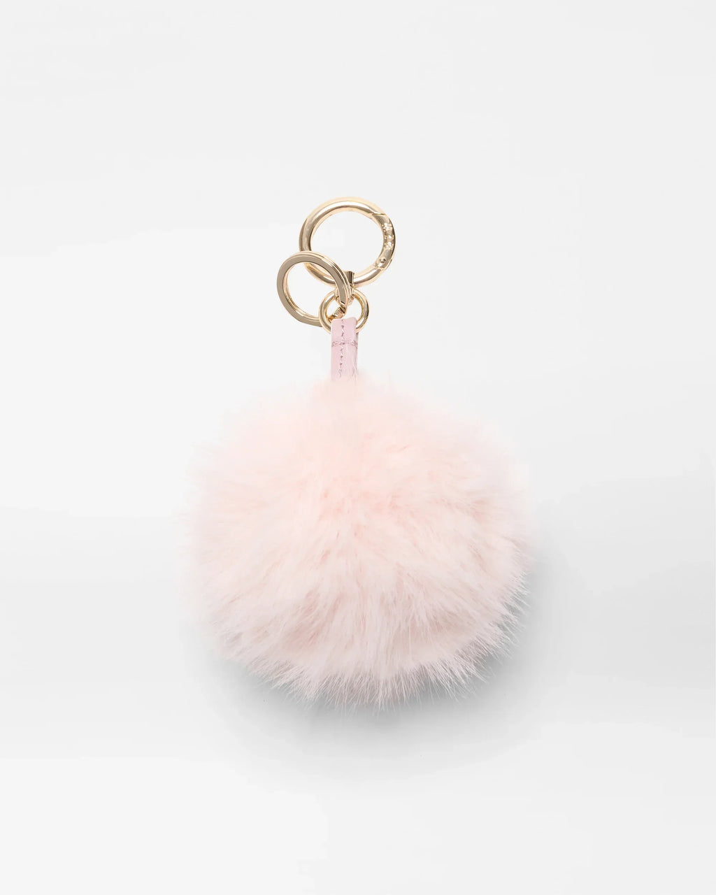 City Pink Pom Pom Key Charm