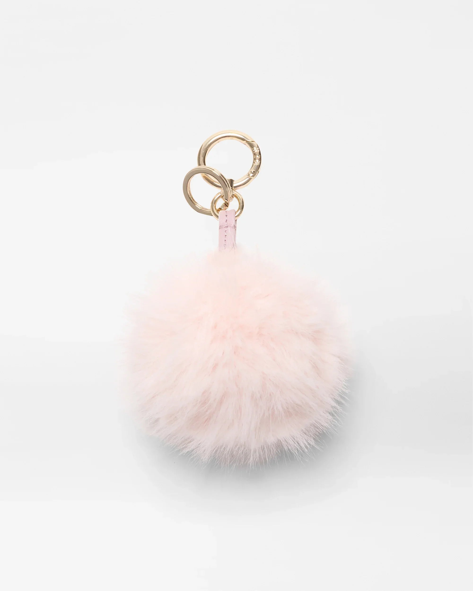 City Pink Pom Pom Key Charm