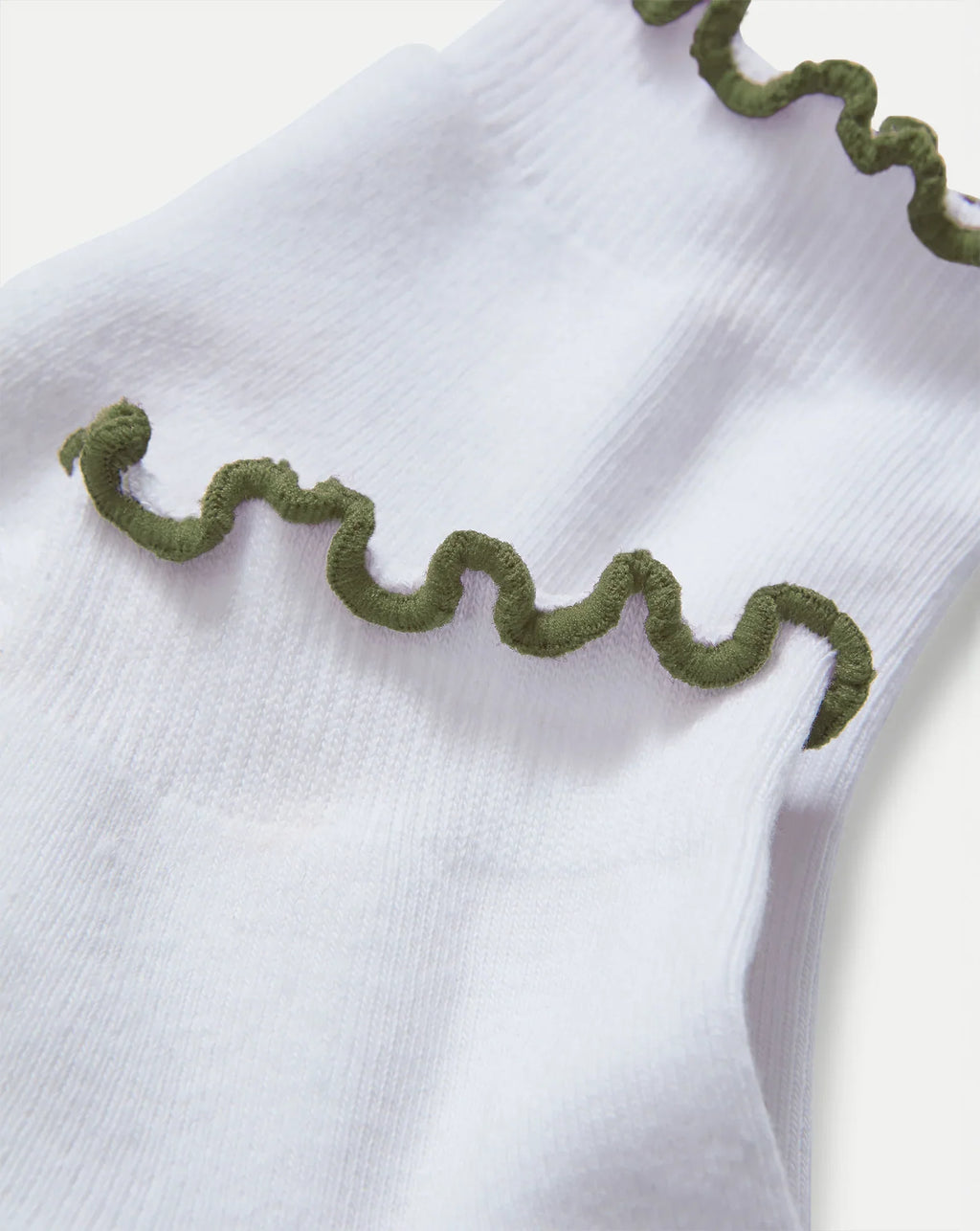 Ruffle Crew Sock