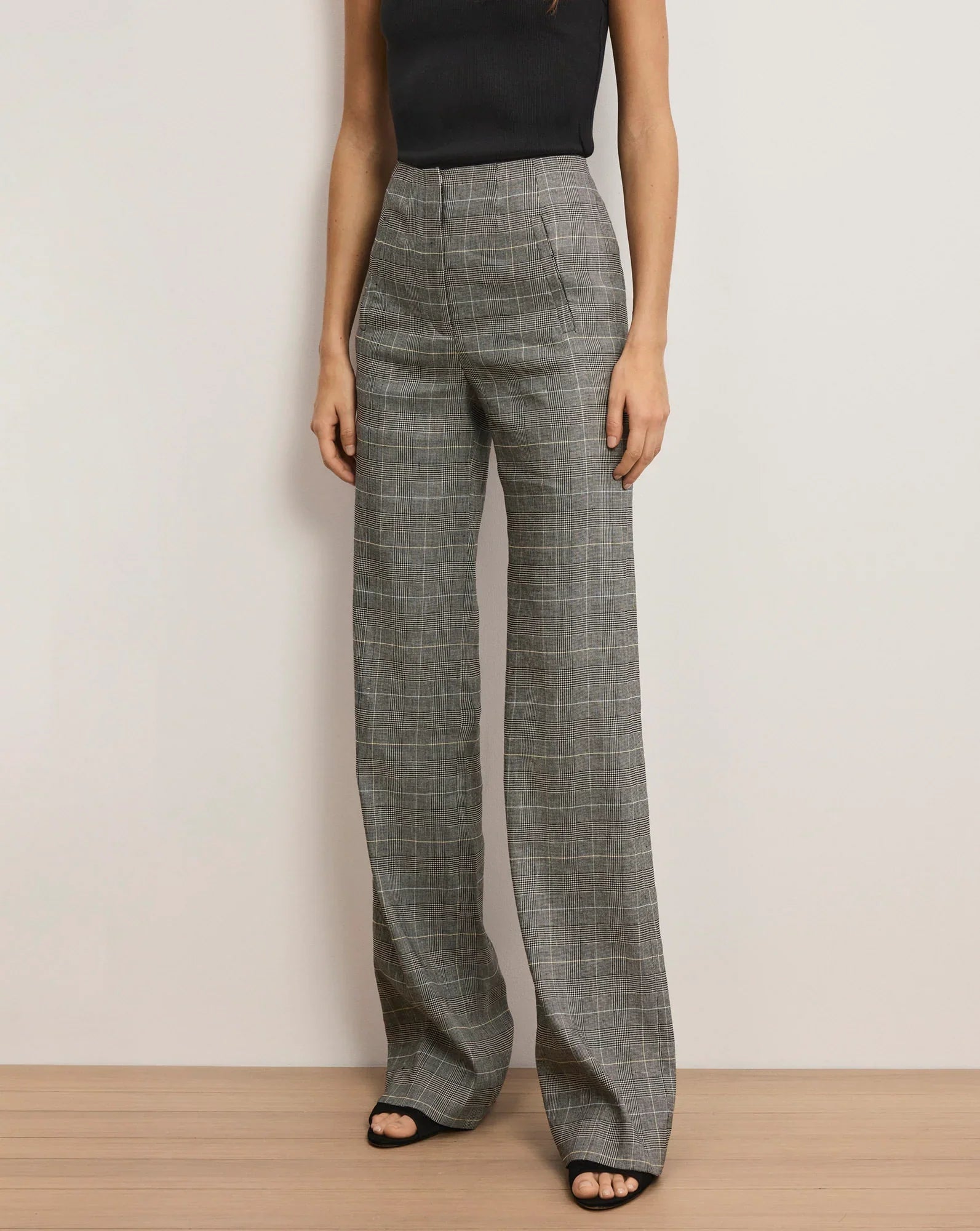 Jude Linen Wide-Leg Pant