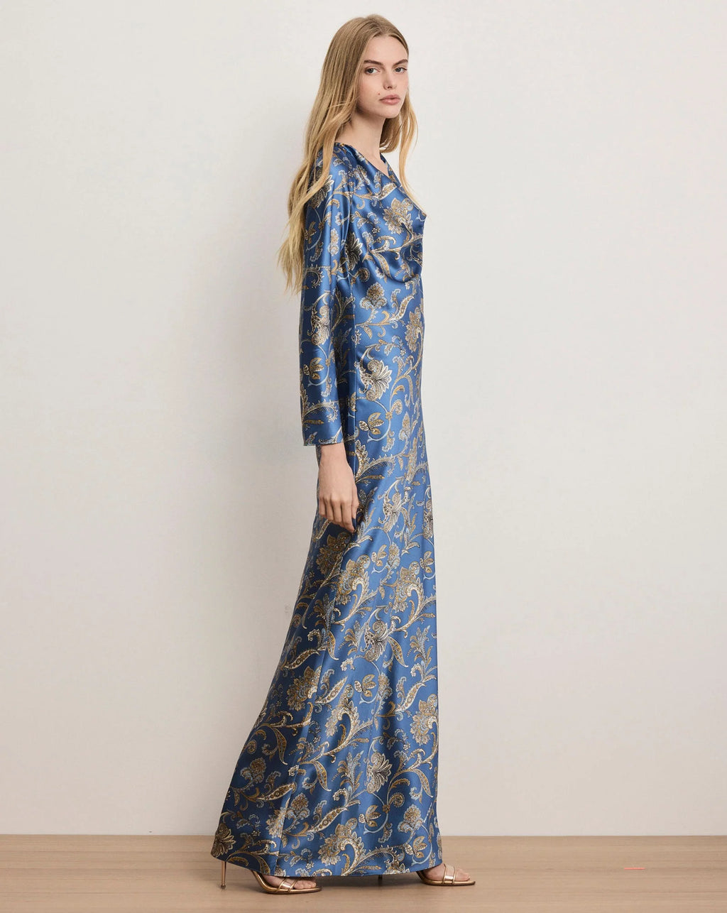 Ember Silk-Blend Maxi Dress