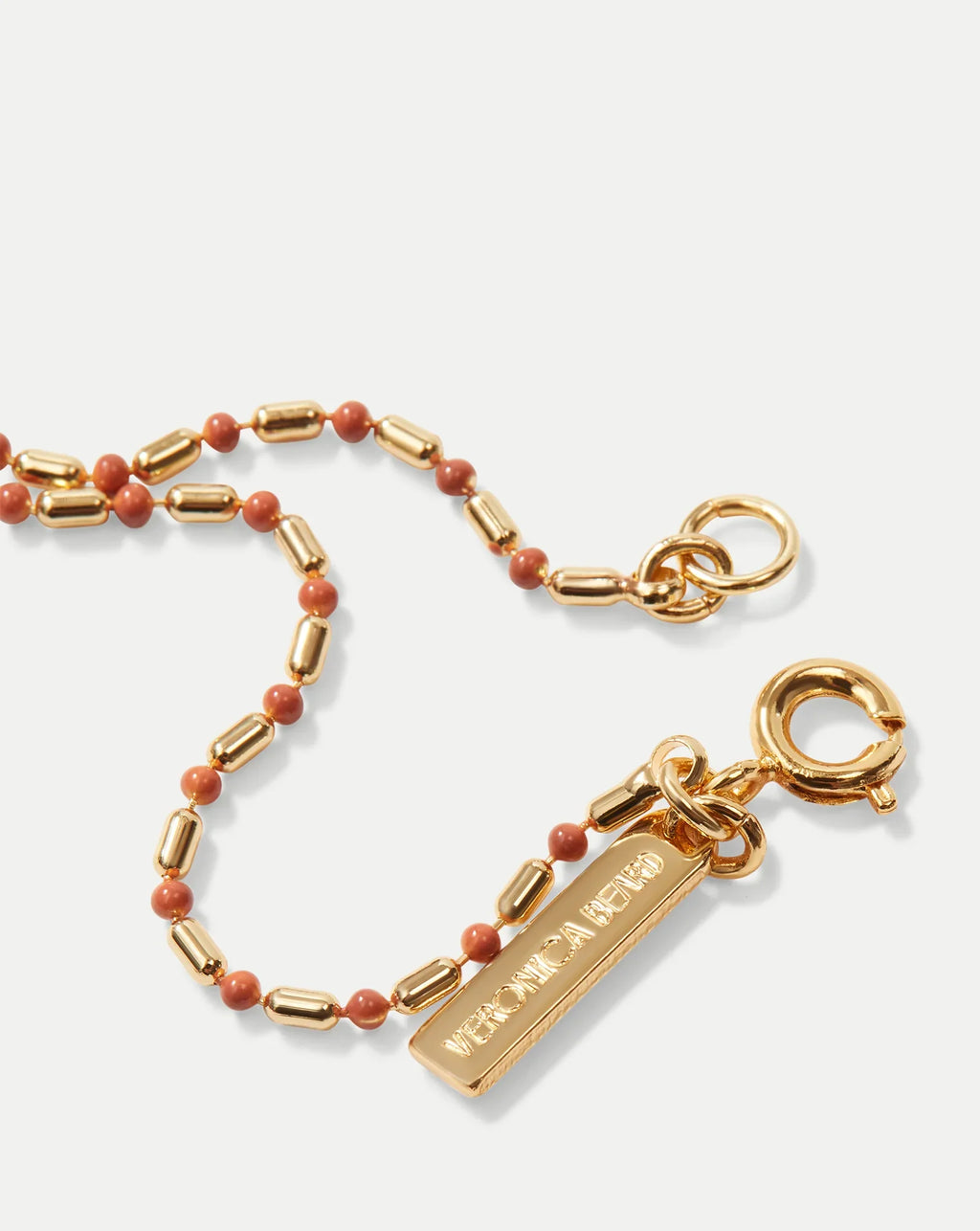 Enamel Bead Chain Necklace