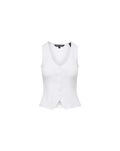 Hoorne Button-Down Tank Top