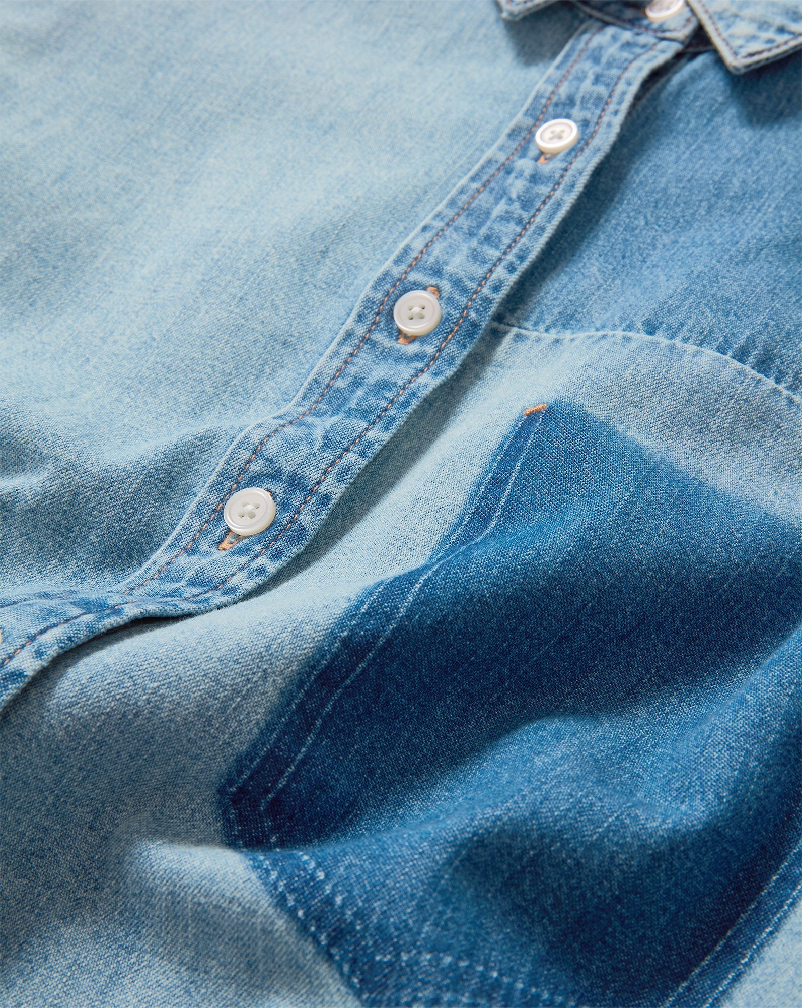 Dalma Denim Button-Down Shirt