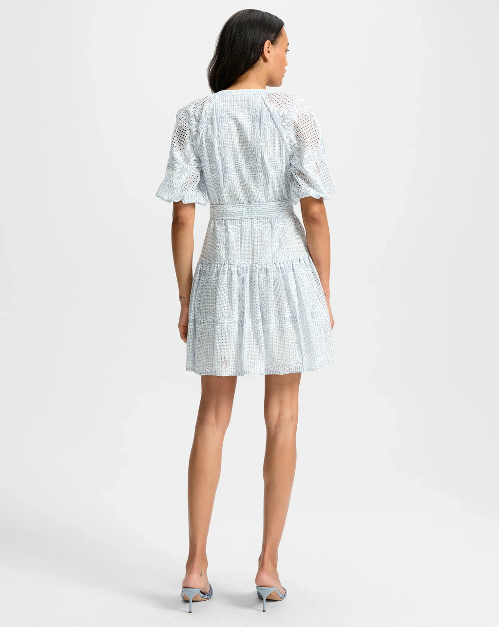 Bobbie Eyelet Mini Dress